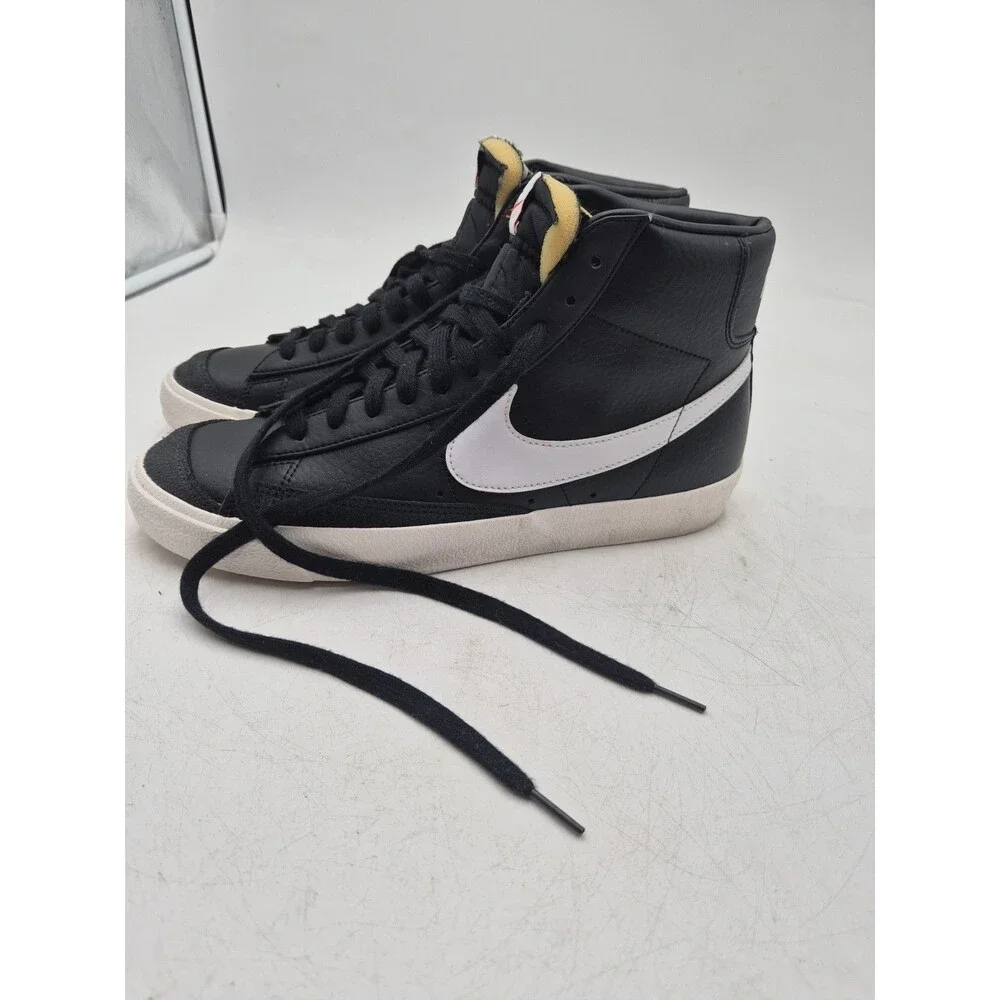 Nike Blazer '77 Vintage Mid Black Sail Size 10.5 Preowend Read Description